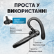 Гарнітура Bluetooth бездротова з мікрофоном Hands Free для розмов шумоподавлення ENC моно навушник LED дисплей зарядний кейс 1750260102805 фото 6