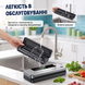 Вакууматор для продуктов питания бытовой с дисплеем и резаком вакуумный упаковщик автоматический для упаковки вакуумирования вакууматор домашний вакууматоры 1783072279673 фото 7
