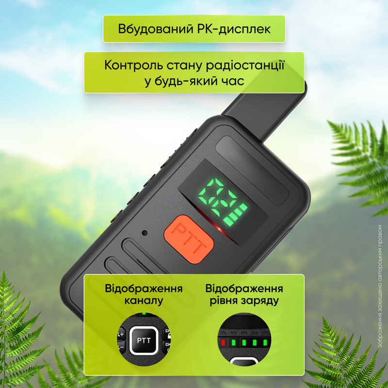 Рація портативна рації професійні бездротовий радіозв'язок міністанція 1756902006447 фото