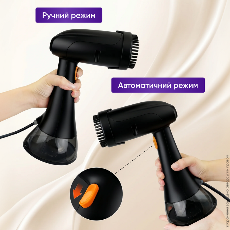 Ручной вертикальный отпариватель одежды мощный бытовой пароотпариватель с быстрым нагревом гладильная система для всех видов тканей глажка рубашек брюк штор парогенератор универсальный с дополнительным резервуаром 1765984687514 фото