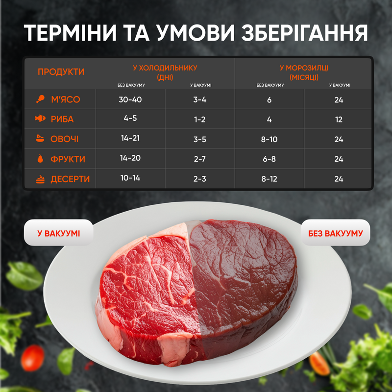 Пакети для вакуумування харчові пакети для вакууматора набір для запаювання продуктів харчова плівка для вакуматора 15 см 1749472409655 фото