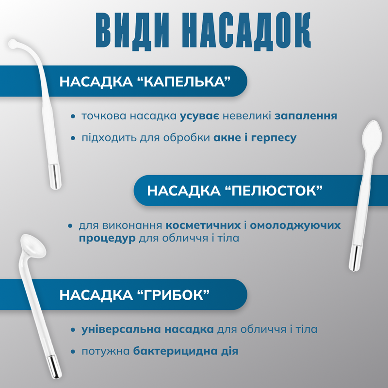Дарсонваль для волос для лица высокочастотный массажер стимуляция кровообращения регенерация клеток 6в1 7241950836742 фото