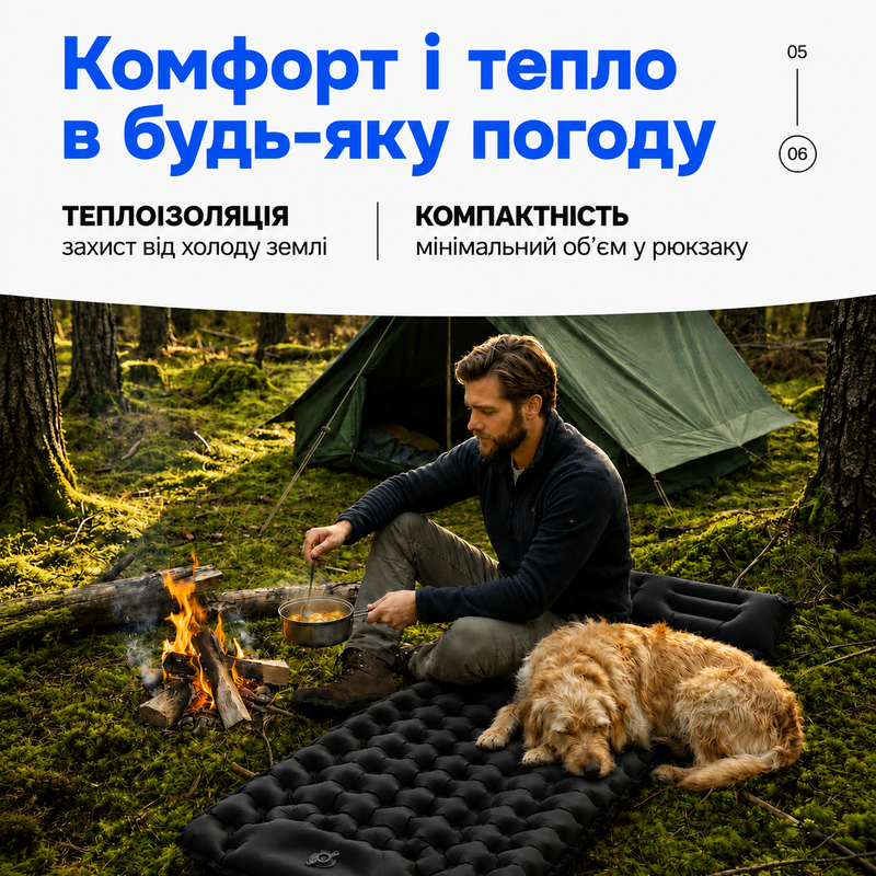 Туристический коврик каремат надувной ковер каримат матрас с подушкой водонепроницаемый матрас для кемпинга компактный быстрое надувание для туризма для отдыха 7891234567891 фото