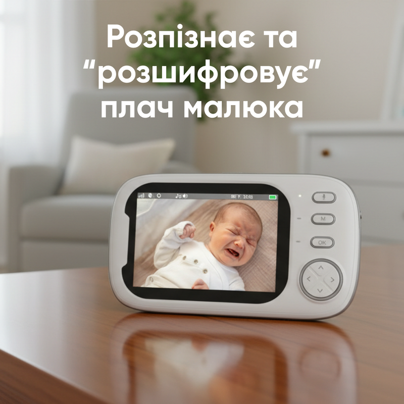 Видеоняняня радионяня с камерой цифровая беспроводная двусторонняя связь ночное видение мониторинг родительский блок наблюдения 8949461832322 фото