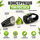 Пылесос автомобильный аккумуляторный автопылесос беспроводной ручной для сухой и влажной уборки мини автопылесосы для салона автомобиля дома с насадками 1765443047069 фото 7