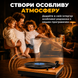 Виниловый проигрыватель виниловых пластинок дисков с 2 стереодинамиками колонками винтажная аудиосистема граммофон беспроводной 3-скоростной 33/45/78 об/мин дерево 6006654973 фото 5