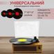 Виниловый проигрыватель виниловых пластинок дисков винтажная аудиосистема пластинок 3 скорости 33 45 78 об/мин со встроенными стереодинамиками с колонками автостоп поворотный тонарм переносной портативный корпус кейс с ручкой 1383127994 фото 6