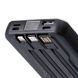 Повербанк 10000 mAh с беспроводной зарядкой быстрой зарядкой универсальный мощный портативный повербанк для телефона 3 шнура 1763552930008 фото 5