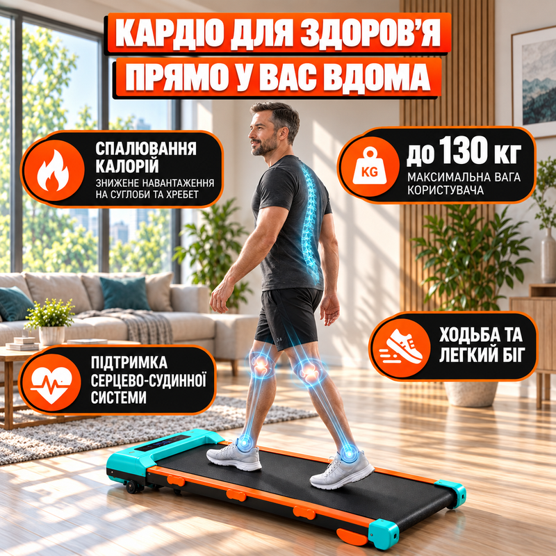 Беговая дорожка для ходьбы для дома и офиса, бесшумная складная электрическая беговая дорожка, тренажер для бега и кардиотренировок, портативная фитнес-дорожка с дисплеем и держателем для телефона, домашний тренажер для спорта 1788872446969 фото