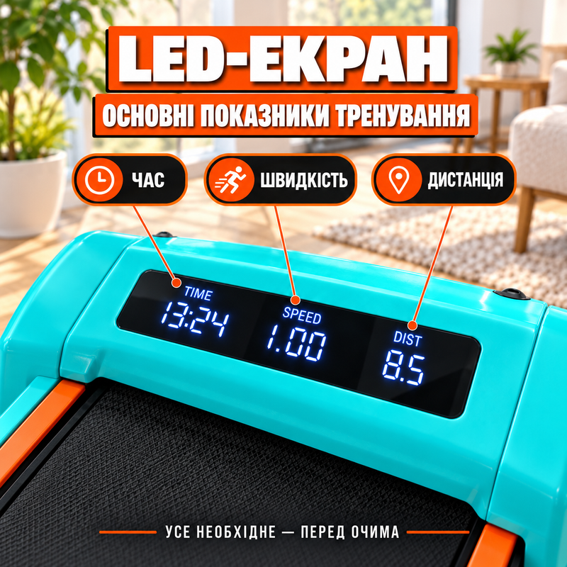 Беговая дорожка для ходьбы для дома и офиса, бесшумная складная электрическая беговая дорожка, тренажер для бега и кардиотренировок, портативная фитнес-дорожка с дисплеем и держателем для телефона, домашний тренажер для спорта 1788872446969 фото