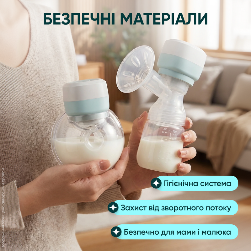 Молокоотсос электрический портативный беспроводной аккумуляторный мощный с аккумулятором молокоотсосы стимуляция лактации сцеживатель беспроводной с двумя бутылками для кормления 2в1 1770971729609 фото