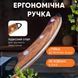Нож кухонный сатори острый стальной японские ножи на кухню профессиональный из нержавеющей стали с деревянной ручкой для нарезки обработки разделки продуктов 1760700814389 фото 5