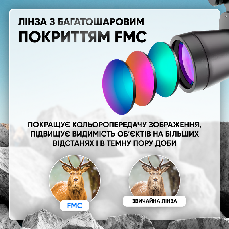 Бинокль профессиональный сверхмощный 50 кратный 6979440478851 фото