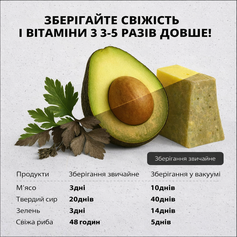 Вакууматор для їжі для продуктів вакуматор побутовий вакууматори для пакування вакуумування продуктів домашній кухонний ручний  1770045114279 фото