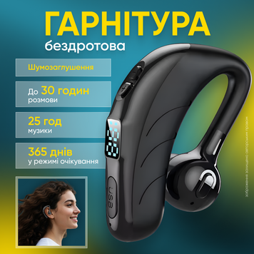 Гарнитура с микрофоном Bluetooth беспроводной наушник мононаушник с шумоподавлением гарнитуры длительный режим 1755513380205 фото